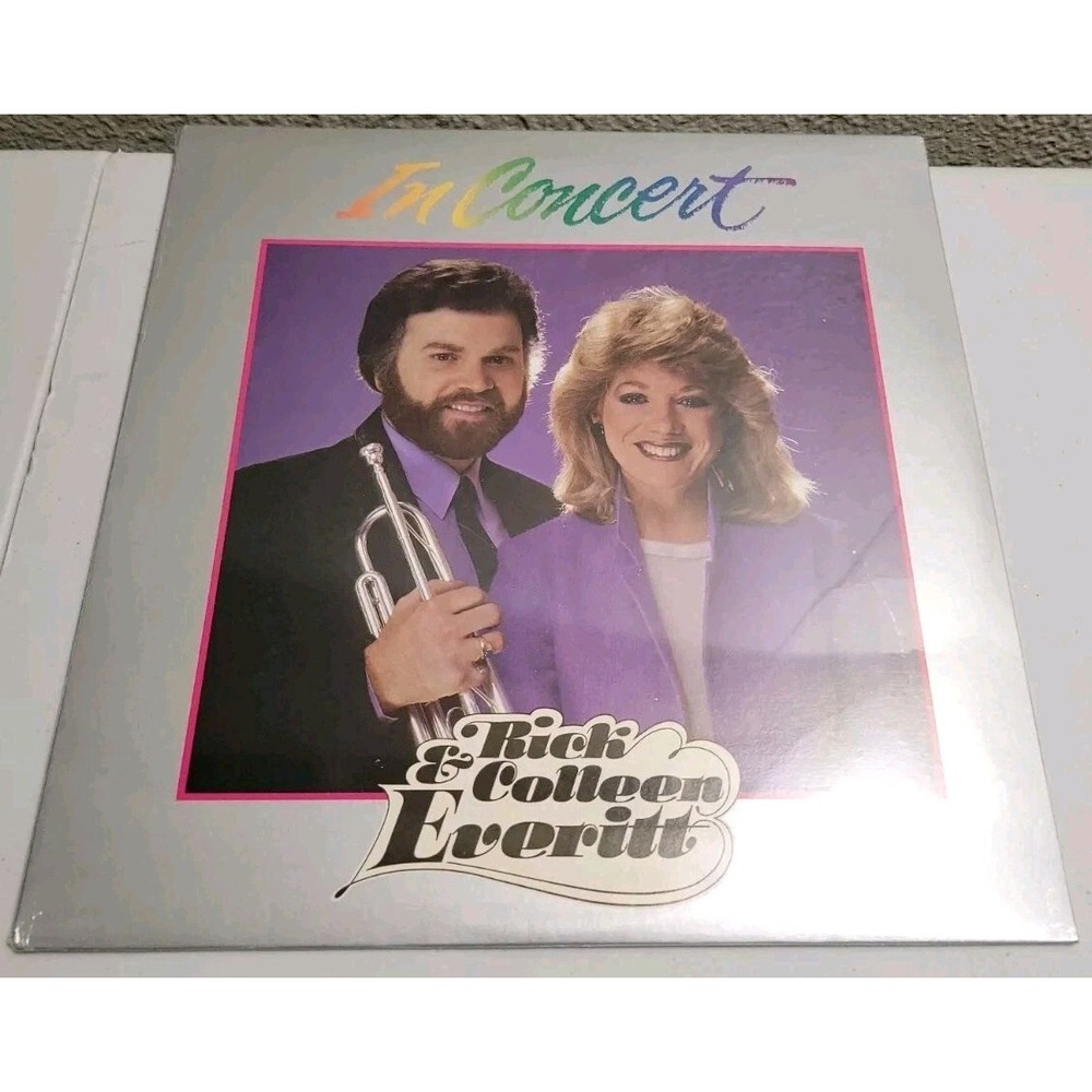 Rick & Colleen Everitt In Concert Vinyl Record Xian Soul‎ Christian Religious LP